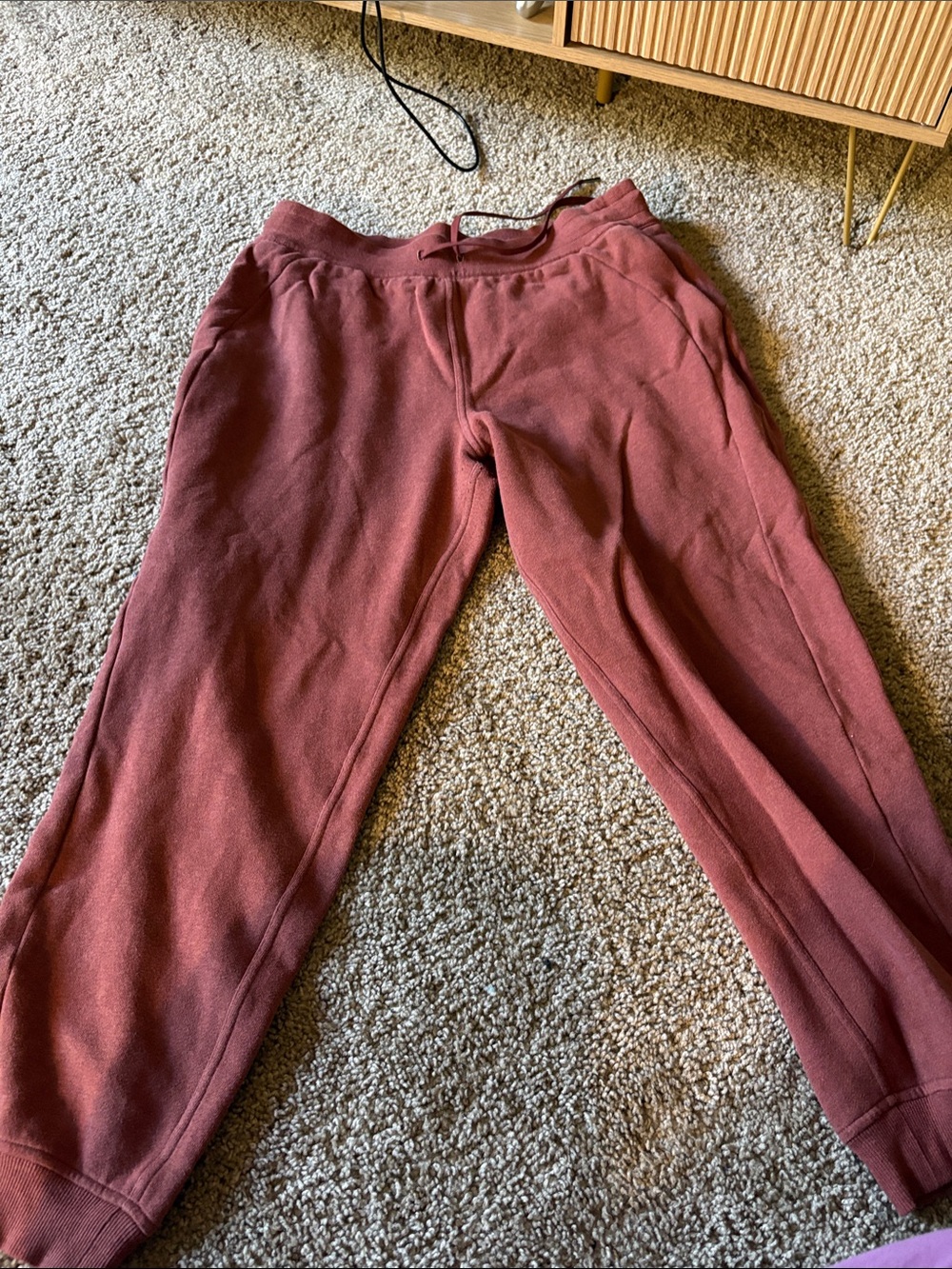 lululemon athletica Dusty Rose Drawstring Joggers